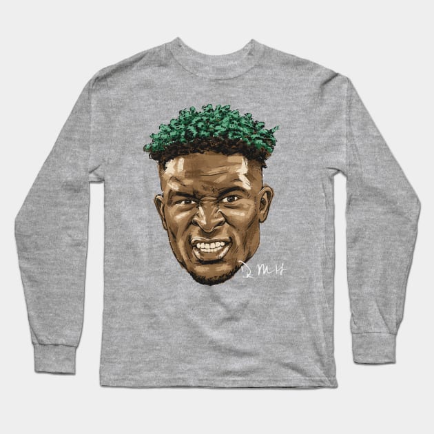 D.K. Metcalf Seattle Stare Long Sleeve T-Shirt by MASTER_SHAOLIN